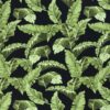 Tissu frisé imprimé plantes marine - Van Mook Stoffen