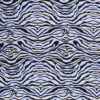 Tissu coton viscose imprimé animaux bleu - Van Mook Stoffen