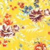 Tissu coton viscose fleurs - Van Mook Stoffen