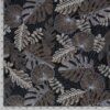 Tissu en viscose imprimé numériquement de fleurs bleues - Van Mook Stoffen
