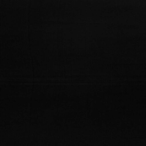 Tissu de satin de viscose imprimé numériquement en noir uni - Van Mook Stoffen